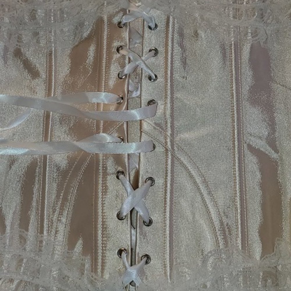 Nwt Womens Corset Bustier Bone in Lace up - Picture 6 of 10